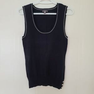Jacob Sweater Vest Dark Blue Small